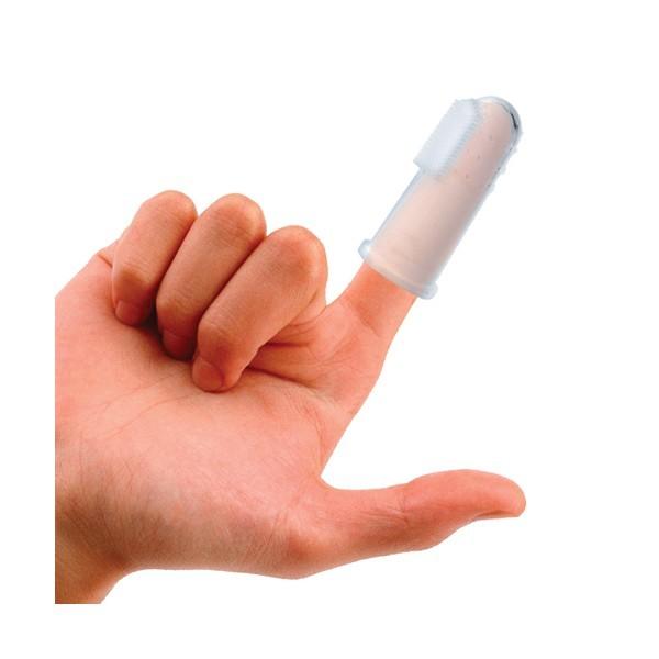 Щетка зубная силиконовая на палец Первая от 4 мес., с футляром  